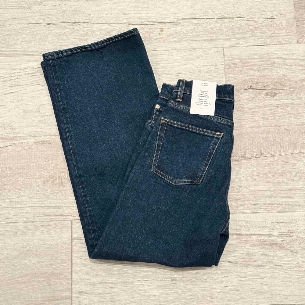 & Other Stories Wide Leg Cropped Jeans